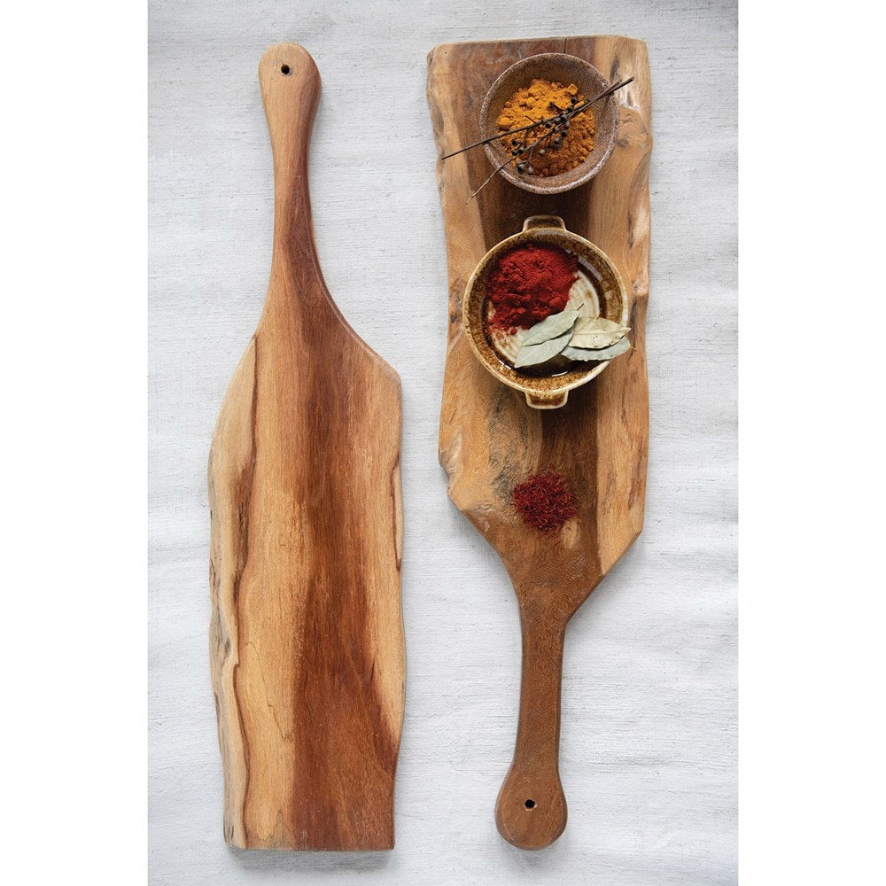 Acacia Wood Cheese Cutting Board with Handle